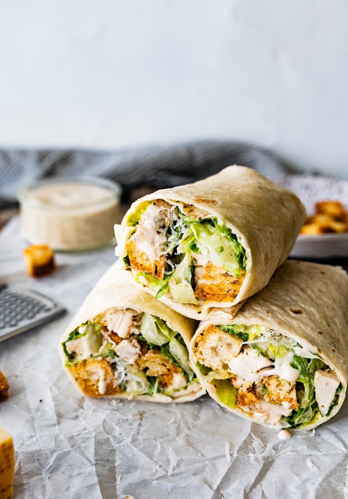 Chicken Caesar Wrap.