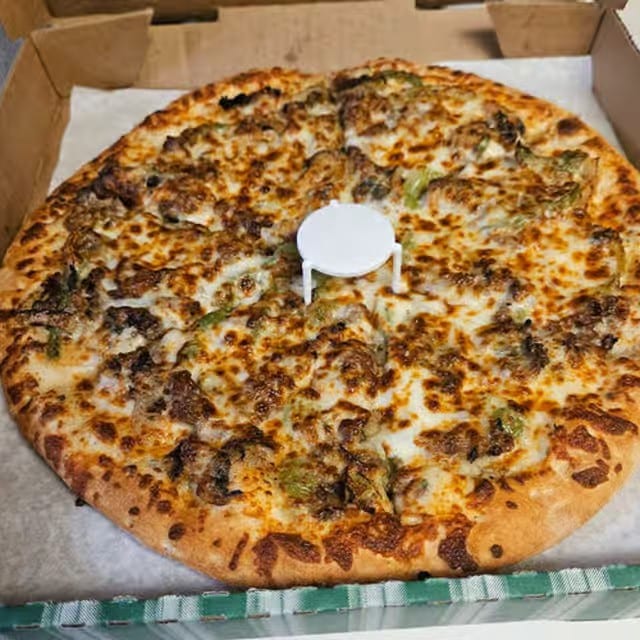 Philly Steak Cheese Pizza.