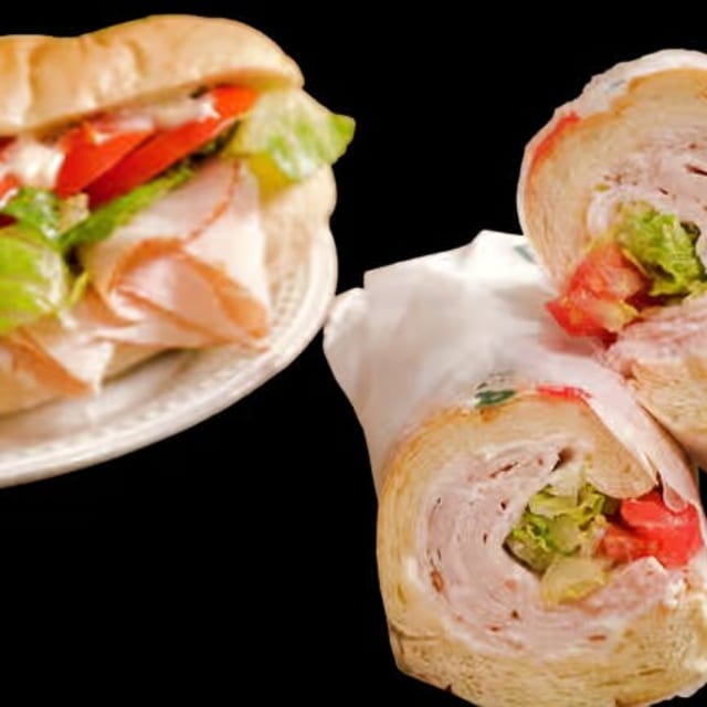 Turkey and Cheese Sub.
