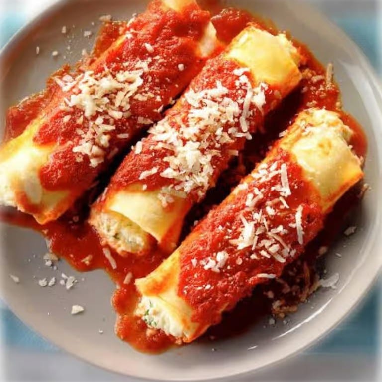 Baked Manicotti.