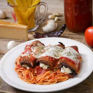 Eggplant Parmigiana Pasta