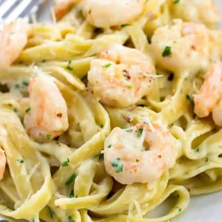 Shrimp Alfredo Pasta