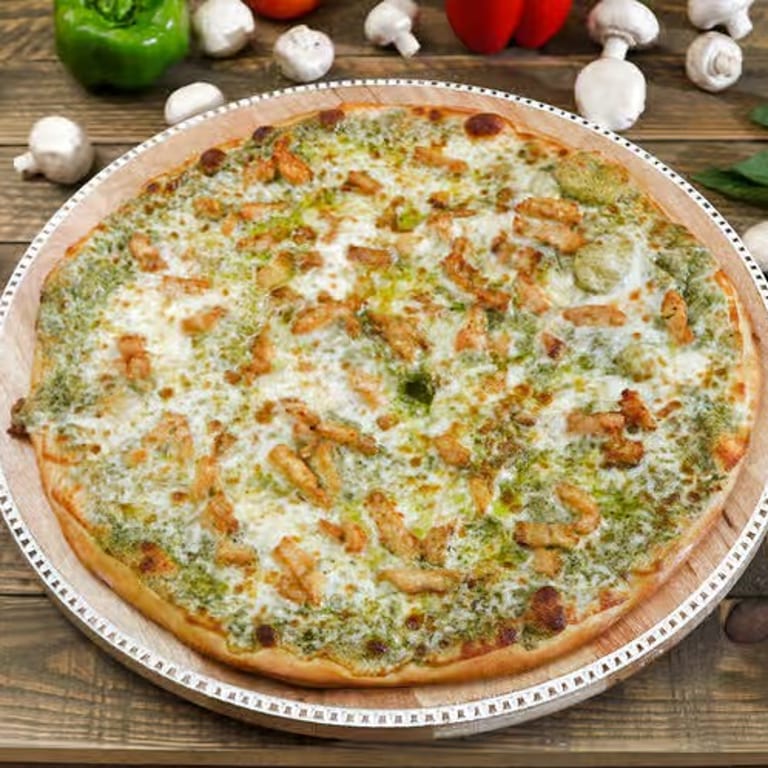 Delicious Pesto Pizza Awaits