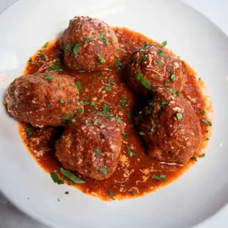 Irresistible Meatballs Made Fresh