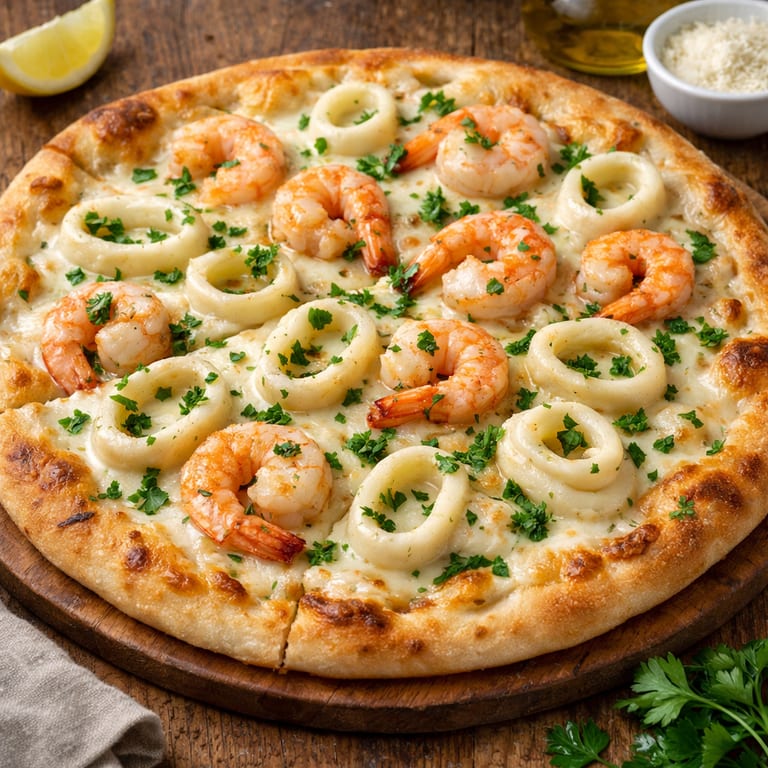 Delicious Seafood Pizza Awaits