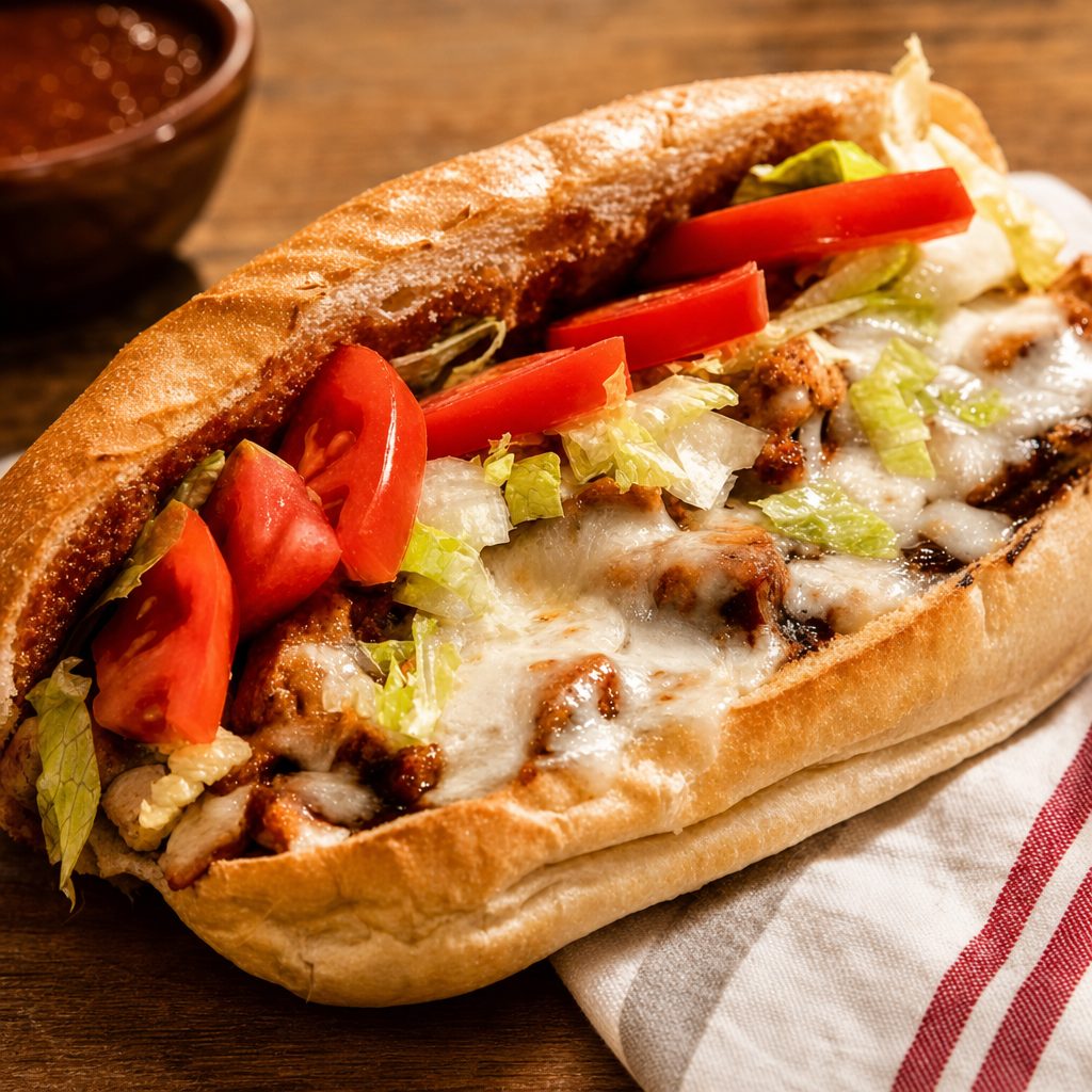Chicken Philly Sub.